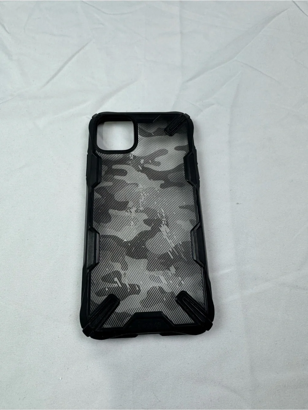 Rugged Black Camo Protective Phone Case